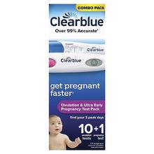 Clearblue Trying For A Baby Kit (Digital Ovulation Test 10 Pack + 1 Pregnancy Test)